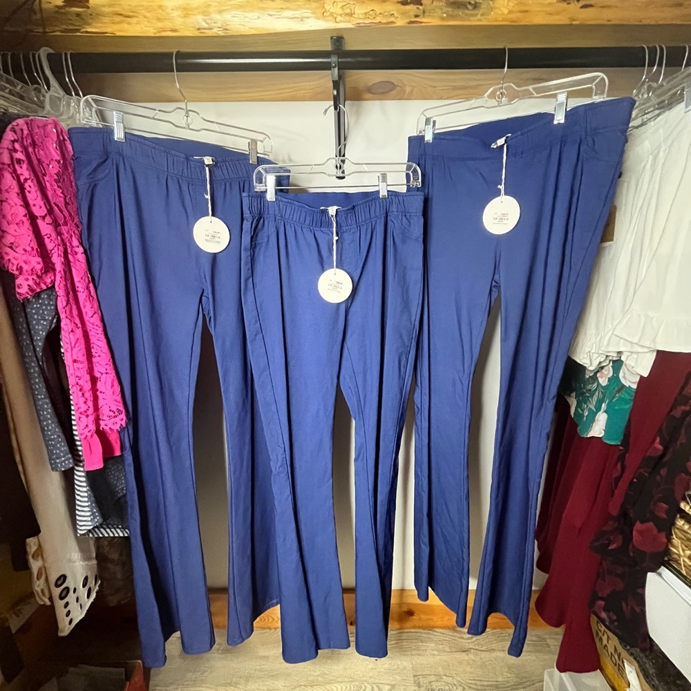Umgee Navy Blue Boot Cut Pants - Picture 5 of 13